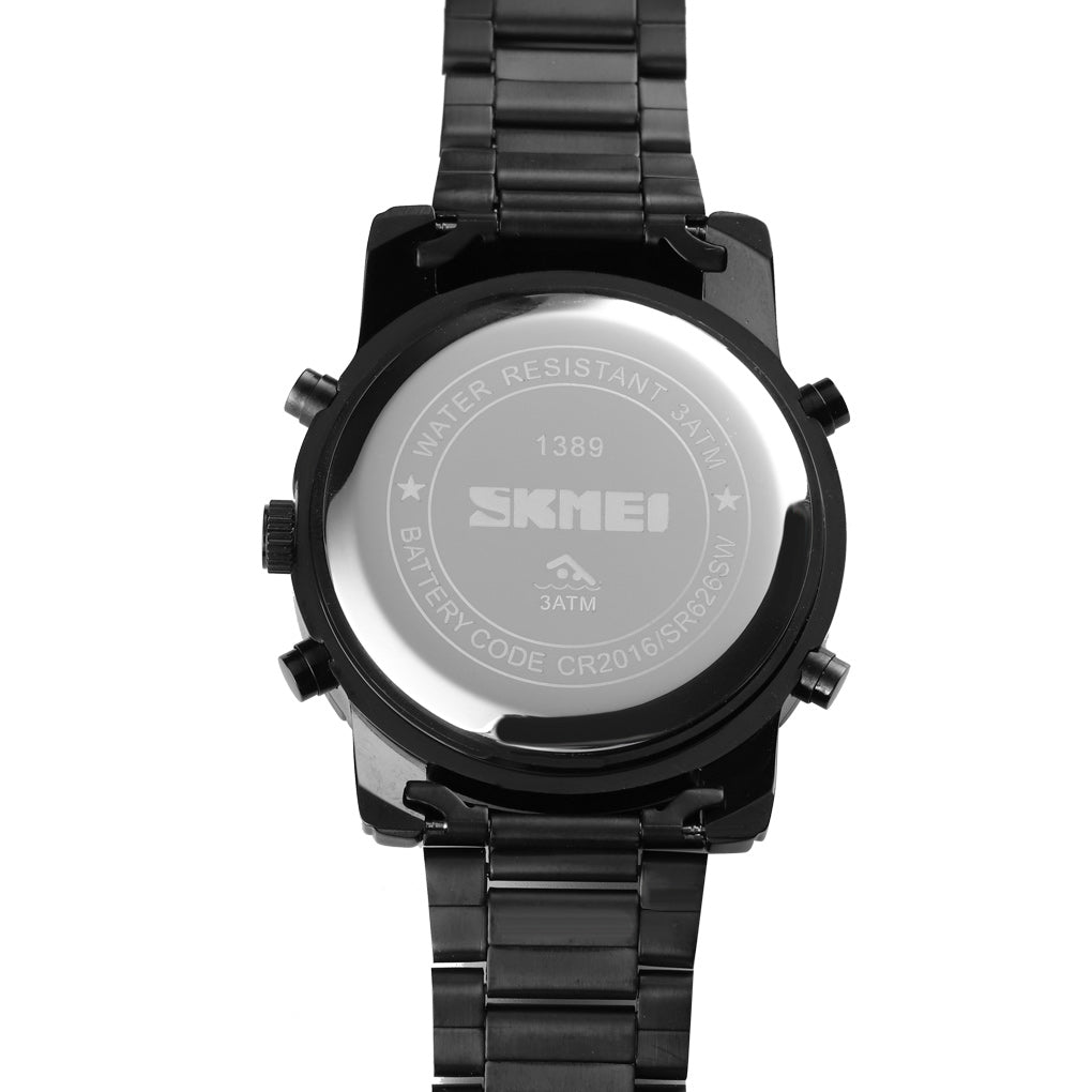 SKMEI 1389 RESISTENTE AL AGUA DE ACERO INOXIDABLE