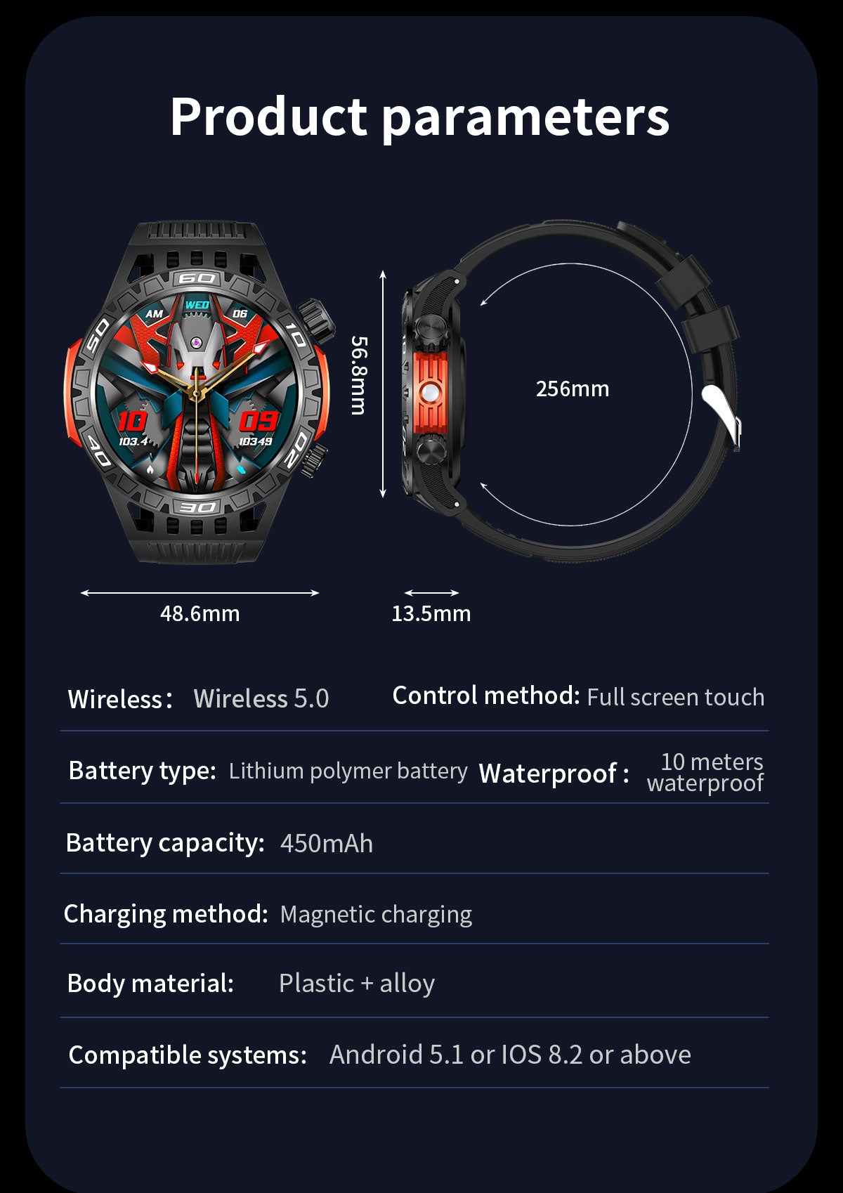 SMARTWATCH ALFA-HT22