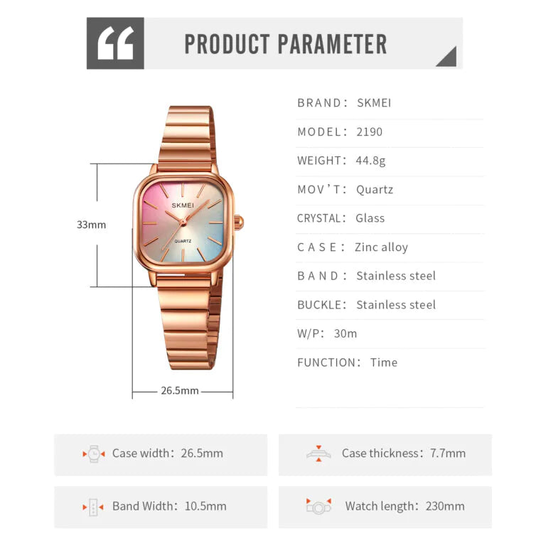 RELOJ SKMEI 2190 PARA DAMA