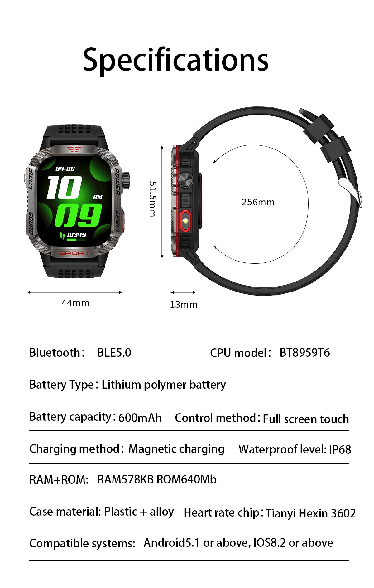 SMARTWATCH ALFA-HT29