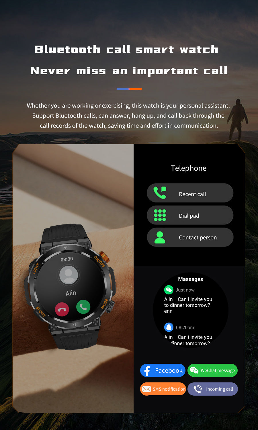 SMARTWATCH ALFA - HT17