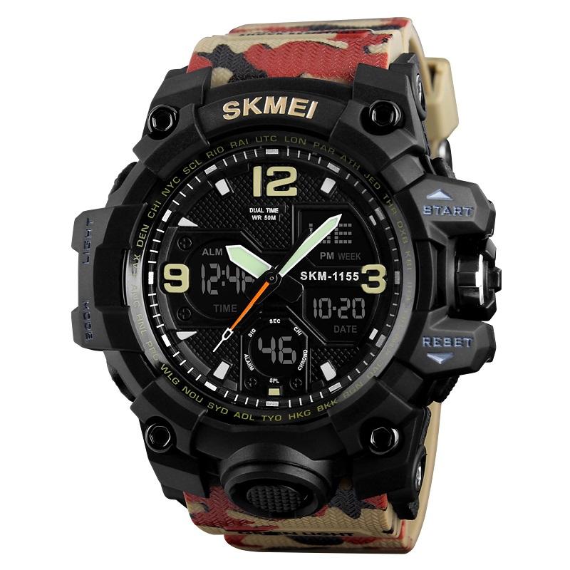 RELOJ SKMEI 1155B RESISTENTE AL AGUA Y GOLPES