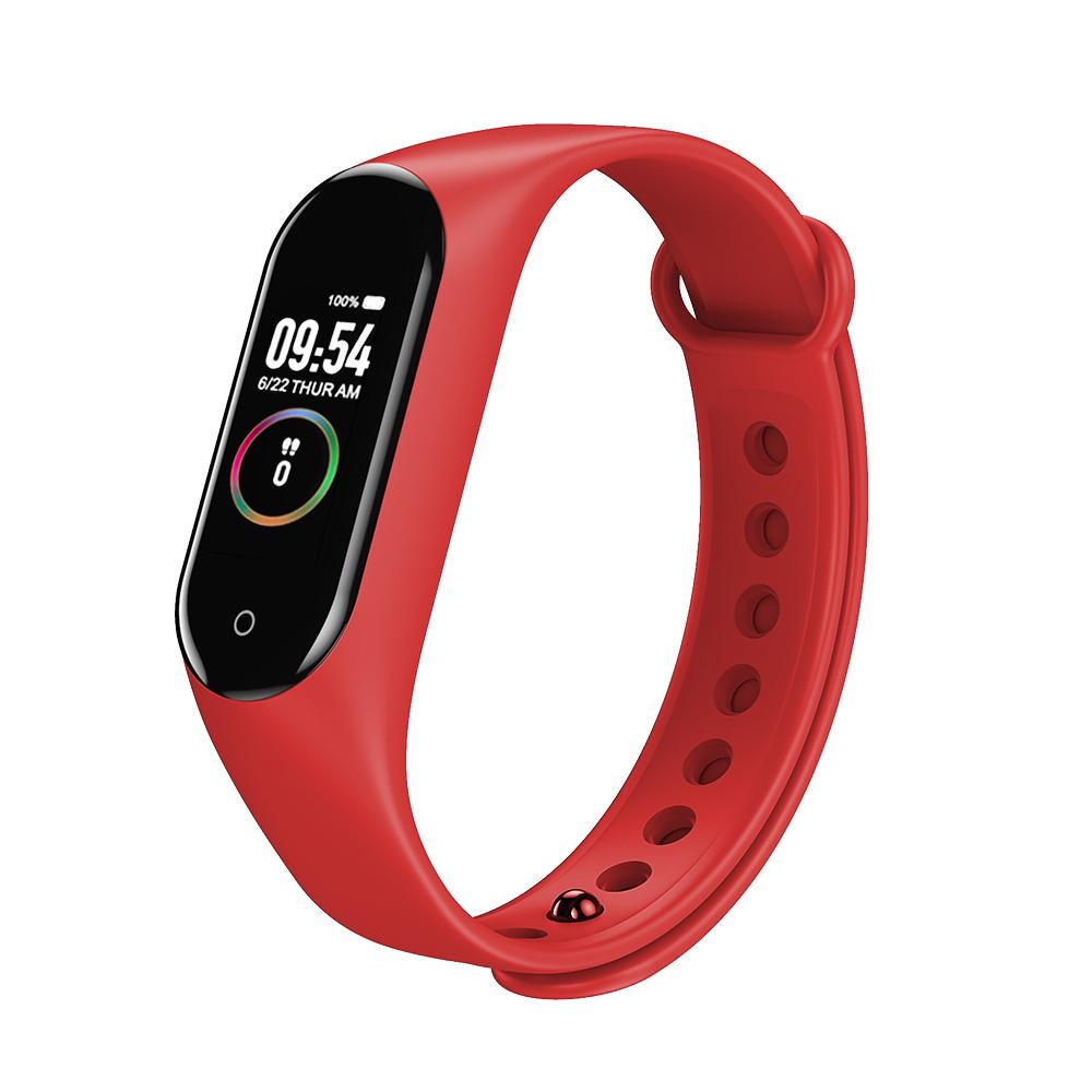 M4 Pro Smart Band Termómetro Nuevo M4 Banda Fitness Tracker Frecuencia  Cardíaca Presión Arterial Fitness Pulsera Reloj Inteligente para Android iOS